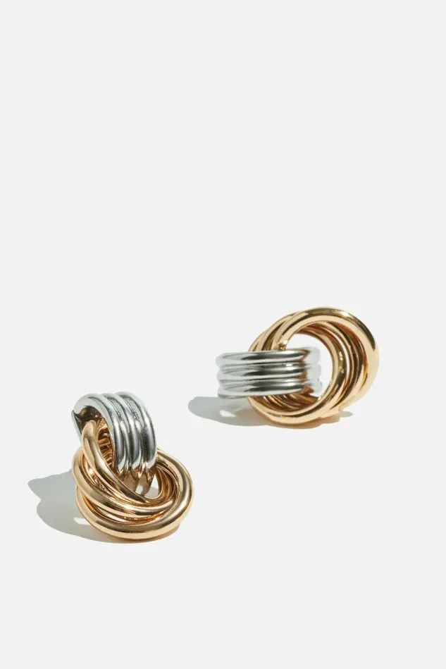 Women Dynamite Earrings Oversized Door Knocker Earrings Pink
