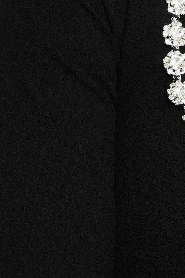 Women Dynamite Long Sleeve Tops Embellished Long Sleeve Top Black