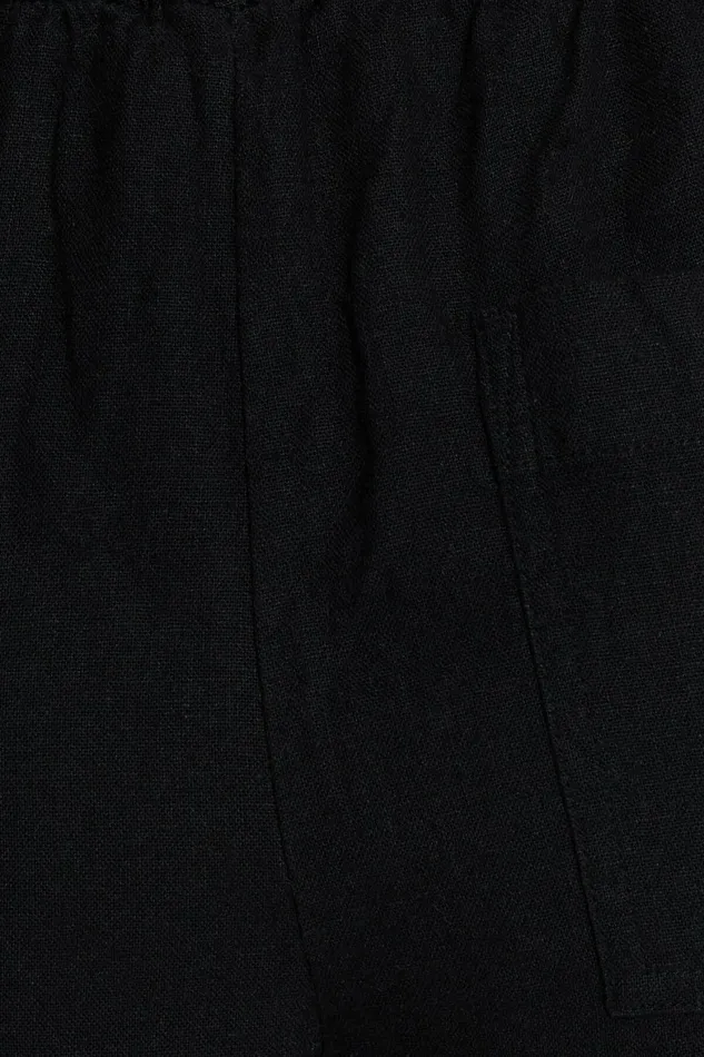 Women Dynamite Pants Leo Linen Pants Black