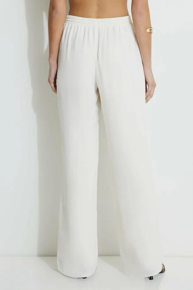 Women Dynamite Pants Wide Leg PullOn Pants Beige