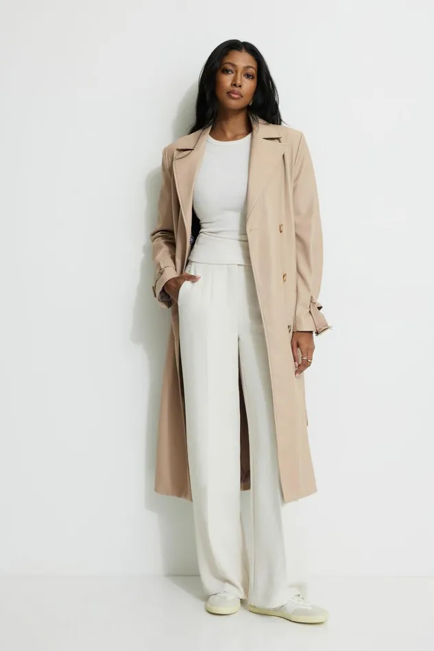 Women Dynamite Pants Yasmin Airflow Straight Leg Pants Beige