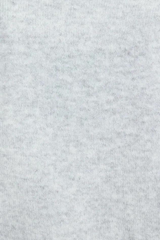 Women Dynamite Tops Raglan Crewneck Sweater Gray