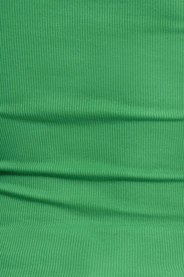 Women Dynamite Tops Tedi Ribbed Tank Top Green