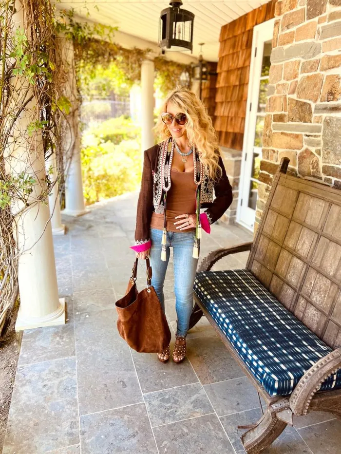Women Earrings Jessica Simpson OverSized Oval Sunglasses In Tortoise