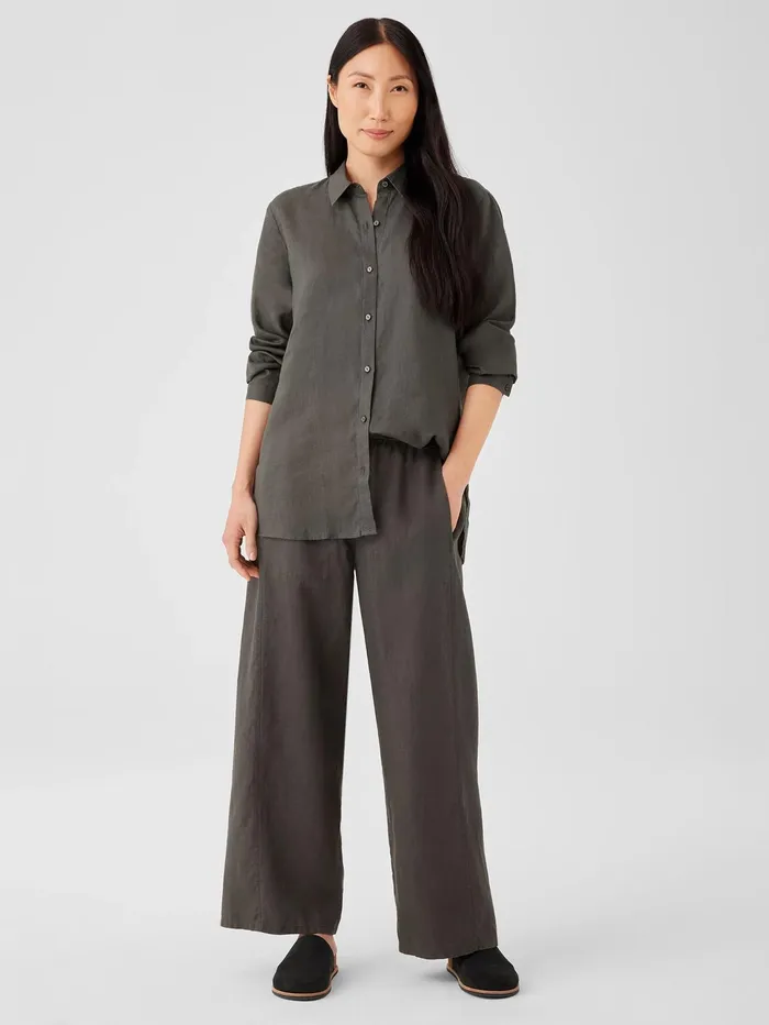 Women Eileen Fisher Pants Shorts and Jumpsuits Organic Linen Wide Trouser Pant Grove Women Eileen Fisher Pants Shorts and Jumpsuits Organic Linen Wide Trouser Pant Grove
