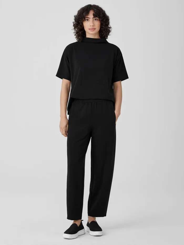 Women Eileen Fisher Pants Shorts and Jumpsuits Pima Cotton Stretch Jersey Lantern Pant Black Women Eileen Fisher Pants Shorts and Jumpsuits Pima Cotton Stretch Jersey Lantern Pant Black