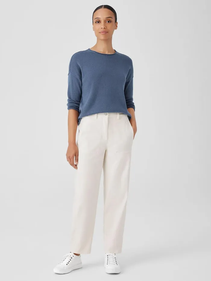 Women Eileen Fisher Pants Shorts and Jumpsuits Undyed Organic Cotton Denim Lantern Jean Undyed Natural Women Eileen Fisher Pants Shorts and Jumpsuits Undyed Organic Cotton Denim Lantern Jean Undyed Natural