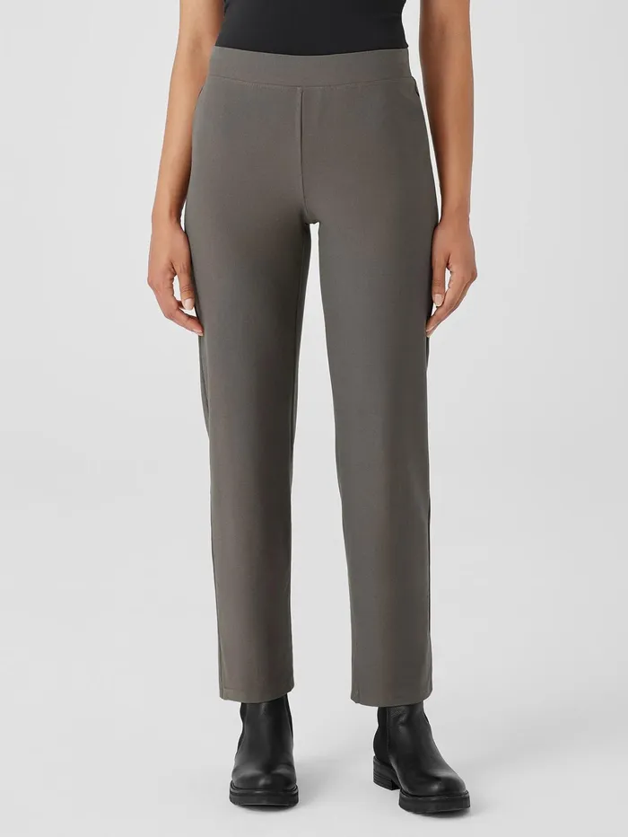 Women Eileen Fisher Pants Shorts and Jumpsuits Washable Stretch Crepe Straight Pant Grove
