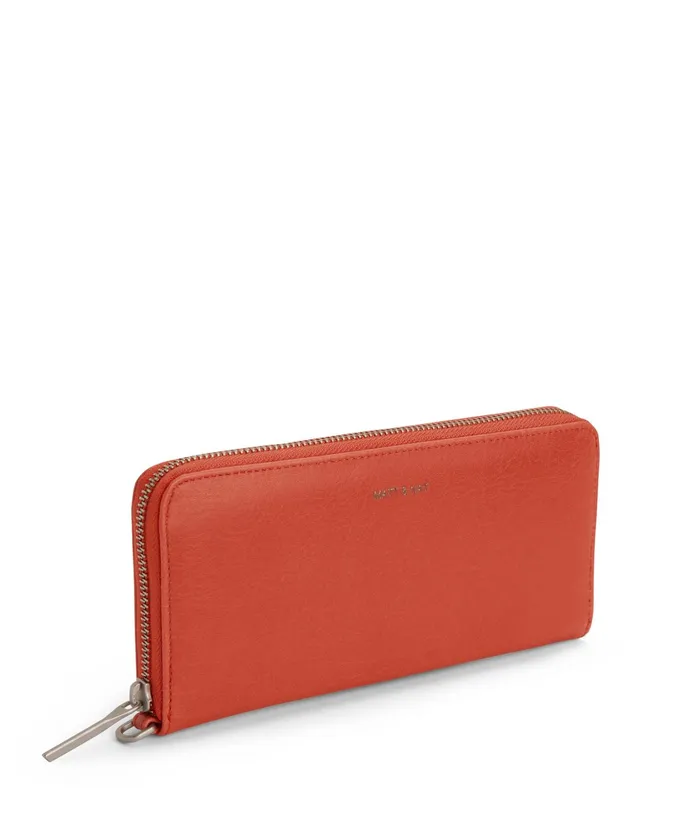 Women Elm Vegan Continental Wallet 8211 Vintage Cardinal Matt and Nat Wallets