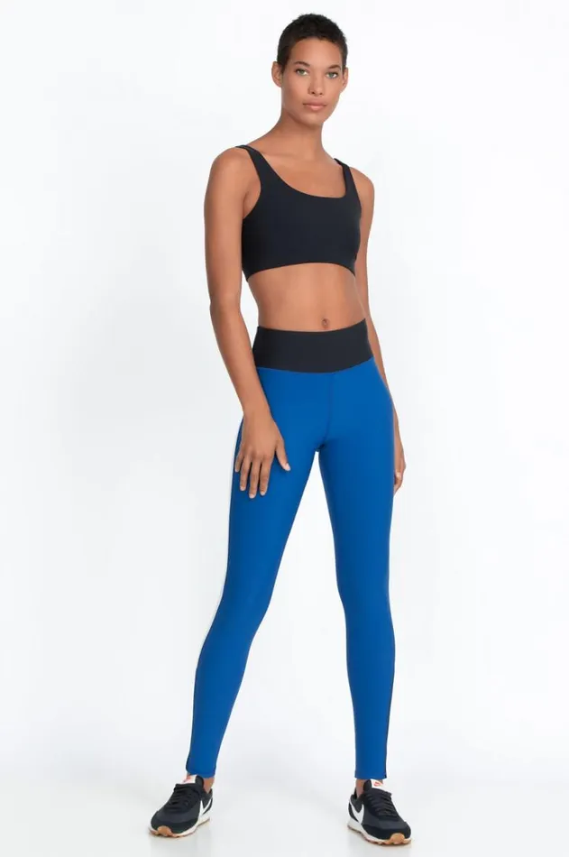 Women Endurance Mesh Inset Legging True Blue Johnny Was Active Women Endurance Mesh Inset Legging True Blue Johnny Was Active