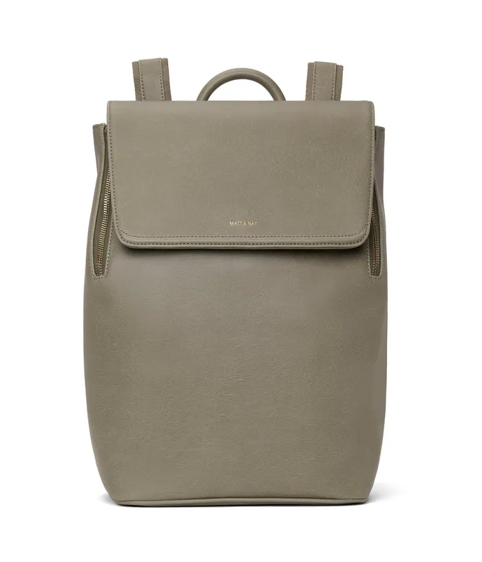 Women Fabi Vegan Backpack 8211 Vintage Sage Matt and Nat Backpacks