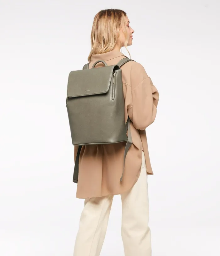 Women Fabi Vegan Backpack 8211 Vintage Sage Matt and Nat Backpacks