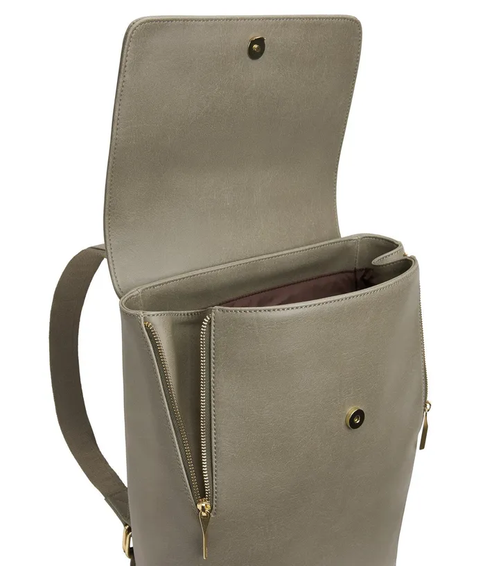 Women Fabi Vegan Backpack 8211 Vintage Sage Matt and Nat Backpacks