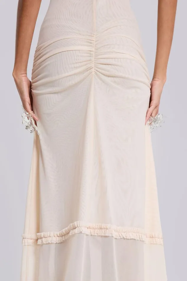 Women Fatale Maxi Dress In Vanilla Jaded London Maxi Dresses