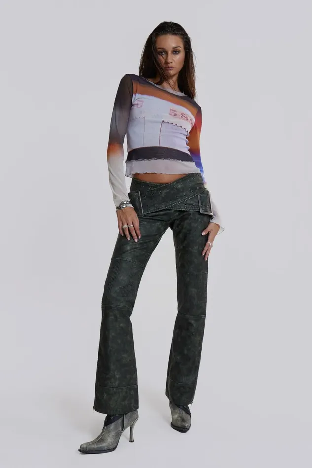 Women Film Print Tee Jaded London Long Sleeve Tops