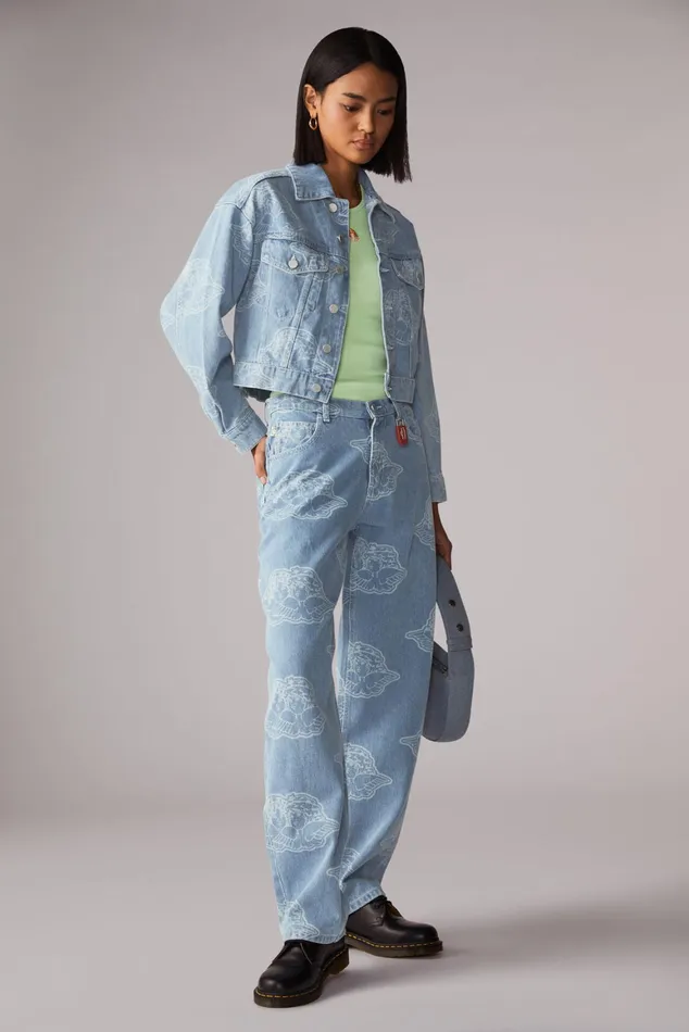 Women Fiorucci Jeans and Denim All Over Angels Bella Jeans Blue