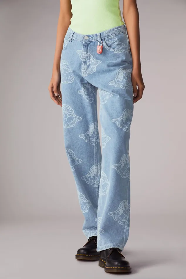Women Fiorucci Jeans and Denim All Over Angels Bella Jeans Blue Women Fiorucci Jeans and Denim All Over Angels Bella Jeans Blue