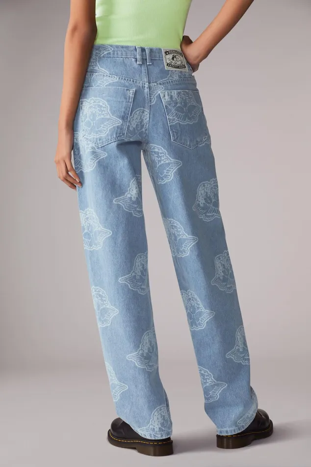 Women Fiorucci Jeans and Denim All Over Angels Bella Jeans Blue Women Fiorucci Jeans and Denim All Over Angels Bella Jeans Blue