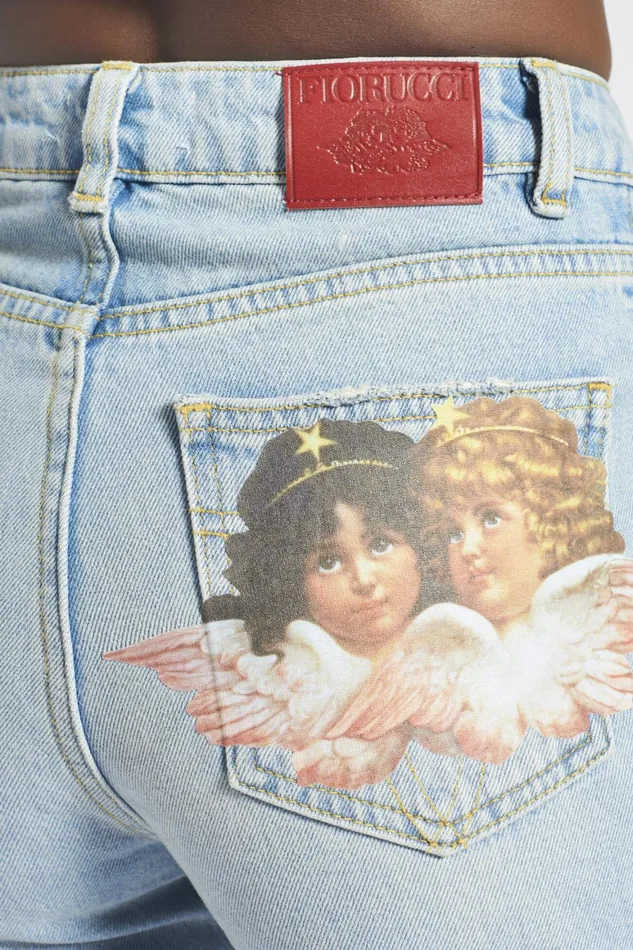 Women Fiorucci Jeans and Denim Angels Tara Tapered Jeans Blue Women Fiorucci Jeans and Denim Angels Tara Tapered Jeans Blue