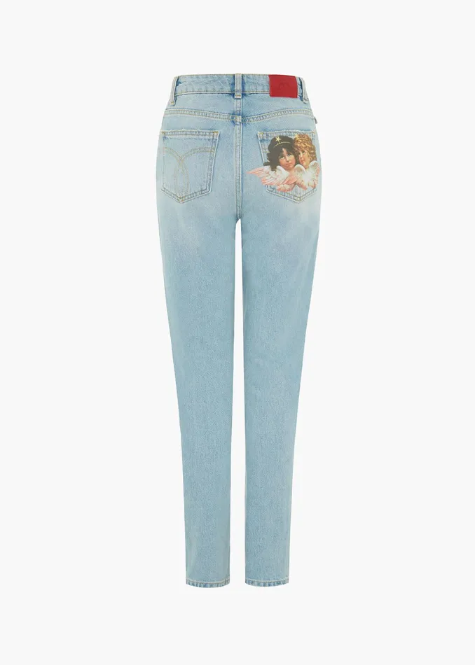 Women Fiorucci Jeans and Denim Angels Tara Tapered Jeans Blue Women Fiorucci Jeans and Denim Angels Tara Tapered Jeans Blue