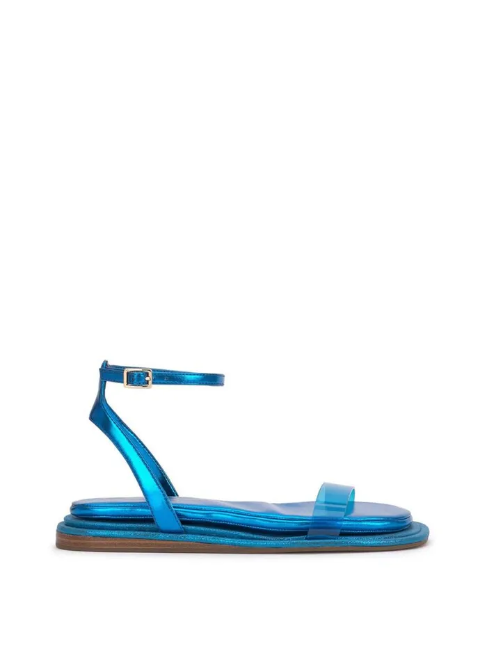 Women Flats Jessica Simpson Betania Sandal In Blue