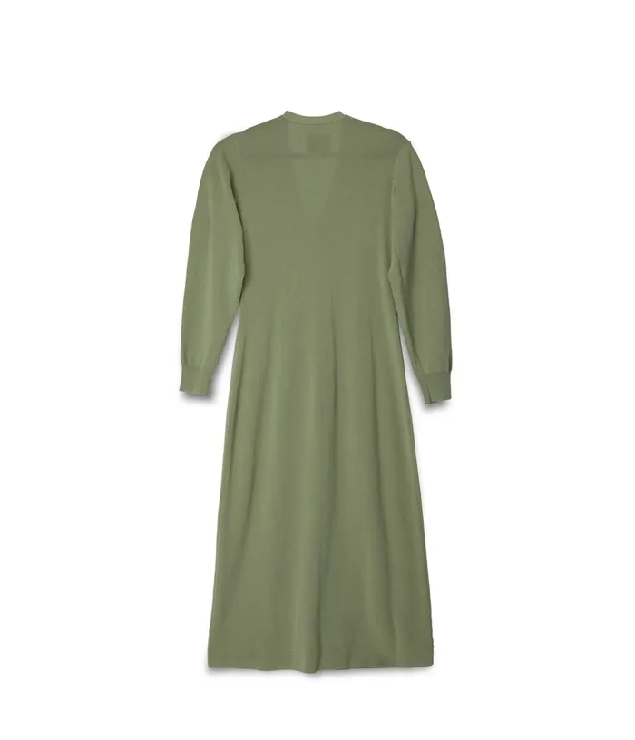 Women Franek Long Sleeve Button Front Longline Cardigan Sage Matt and Nat Knitwear