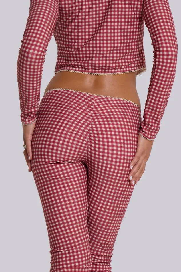 Women Freda Gingham Swim Capri Trousers Jaded London Trousers and Pants Women Freda Gingham Swim Capri Trousers Jaded London Trousers and Pants