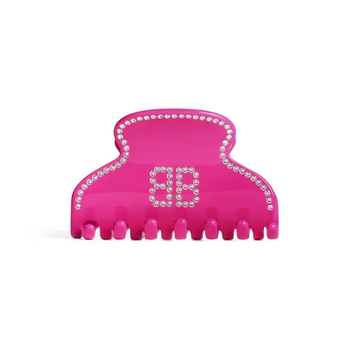Women Hair Accessories Balenciaga Holli Bb Hair Grip In Pink