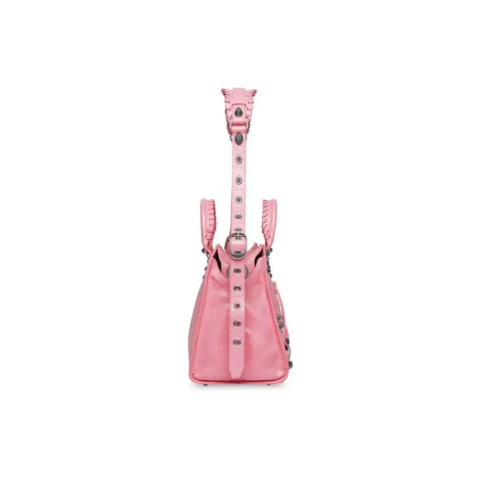 Women Handbags Balenciaga Neo Cagole City Handbag In Pink