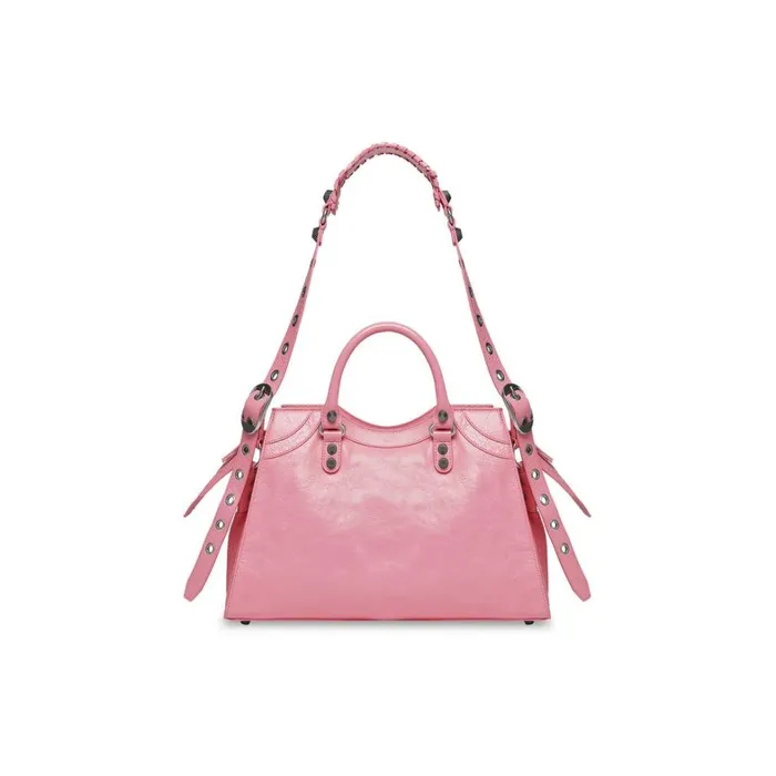Women Handbags Balenciaga Neo Cagole City Handbag In Pink