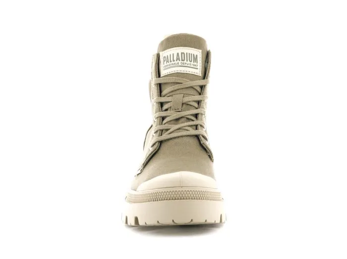 Women Heel Boots PALLADIUM PALLABASE TWILL Butternut Women Heel Boots PALLADIUM PALLABASE TWILL Butternut
