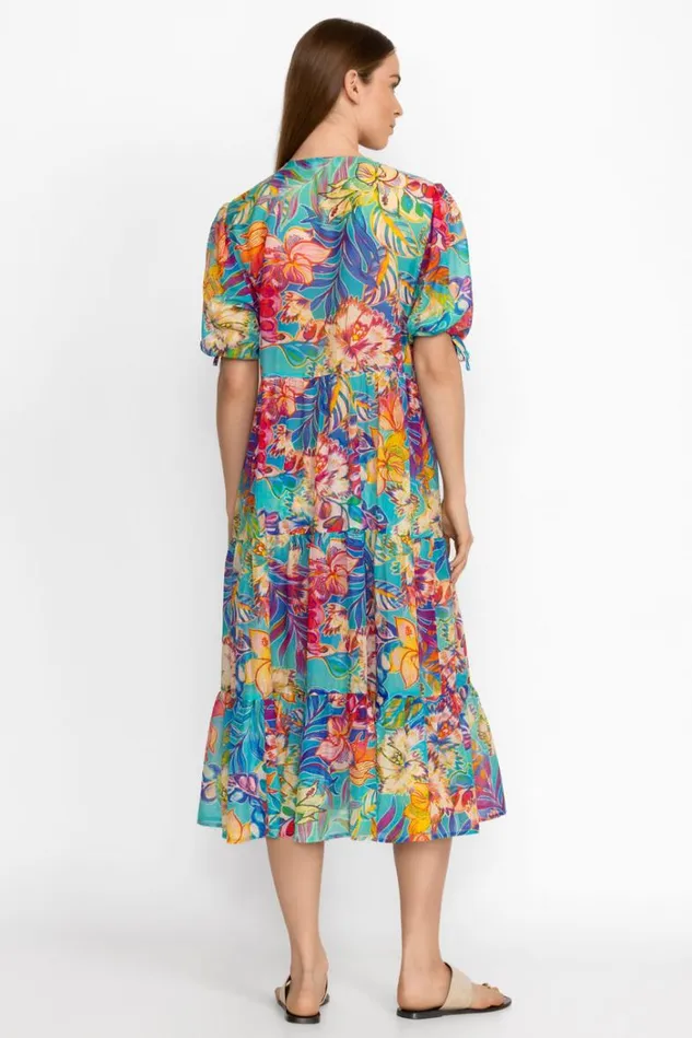 Women HELENA TIERED MAXI DRESS Helena Johnny Was Swim and Resort
