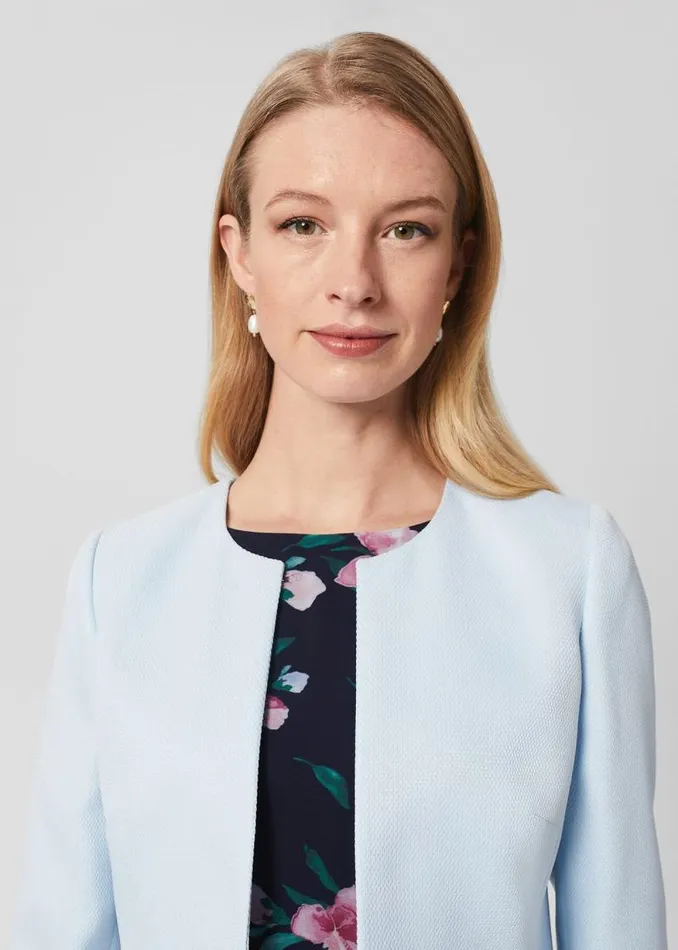 Women HOBBS Coats and Jackets Elize Jacket Pale Blue