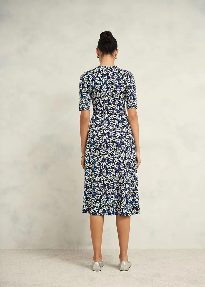 Women HOBBS Dresses and Jumpsuits Frankie Jersey Dress Navy Multi