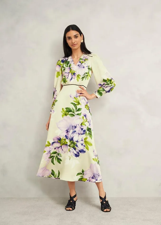 Women HOBBS Dresses and Jumpsuits Hidcote Dress Cream Multi
