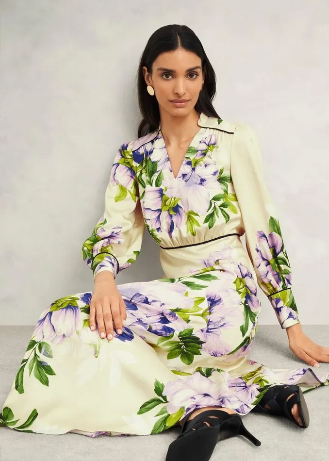 Women HOBBS Dresses and Jumpsuits Hidcote Dress Cream Multi