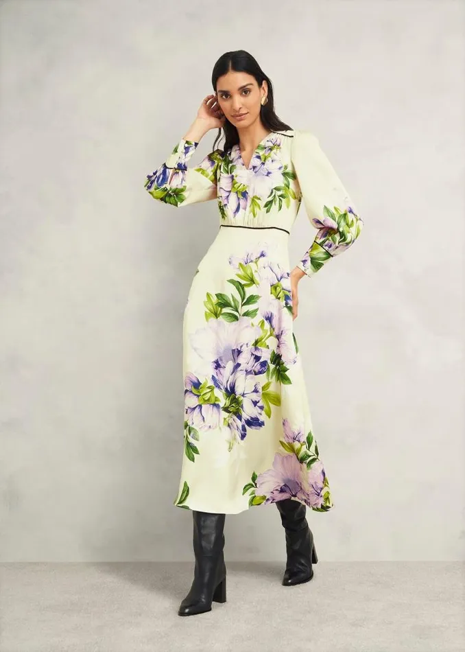 Women HOBBS Dresses and Jumpsuits Hidcote Dress Cream Multi