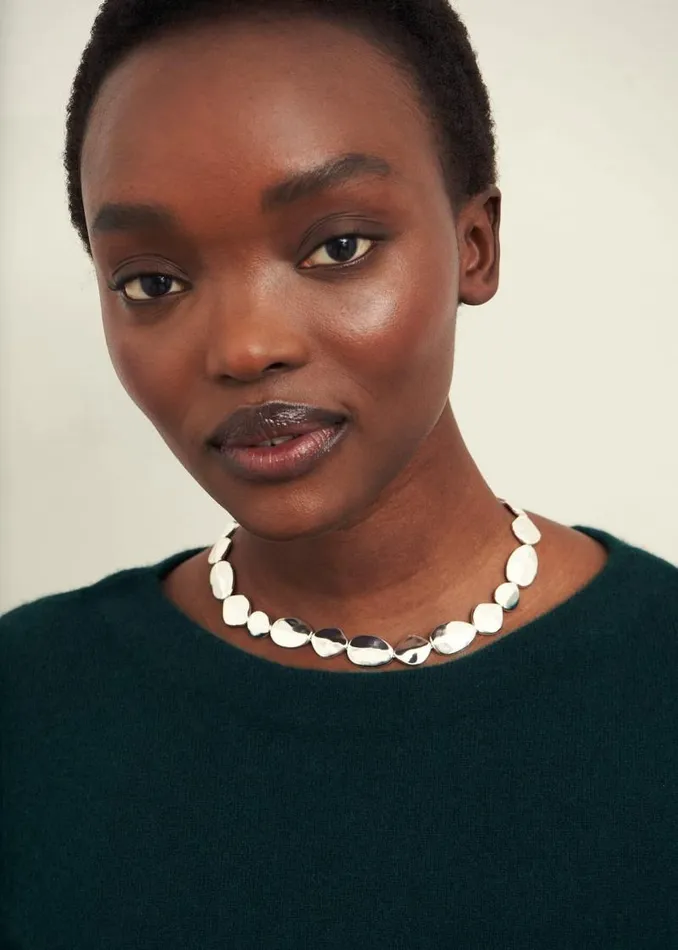 Women HOBBS Jewellery Coco Necklace Silver