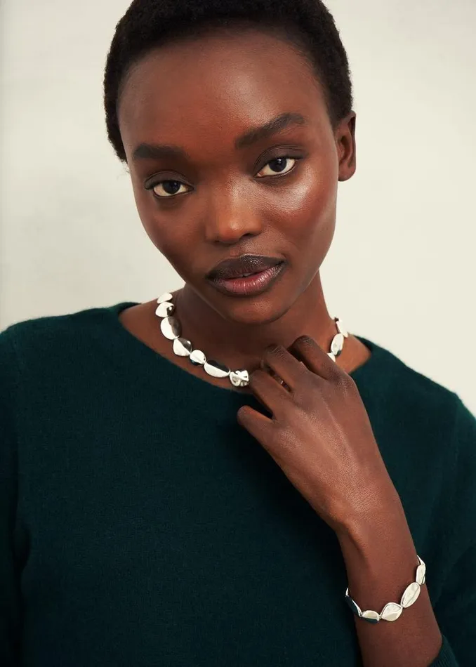 Women HOBBS Jewellery Coco Necklace Silver
