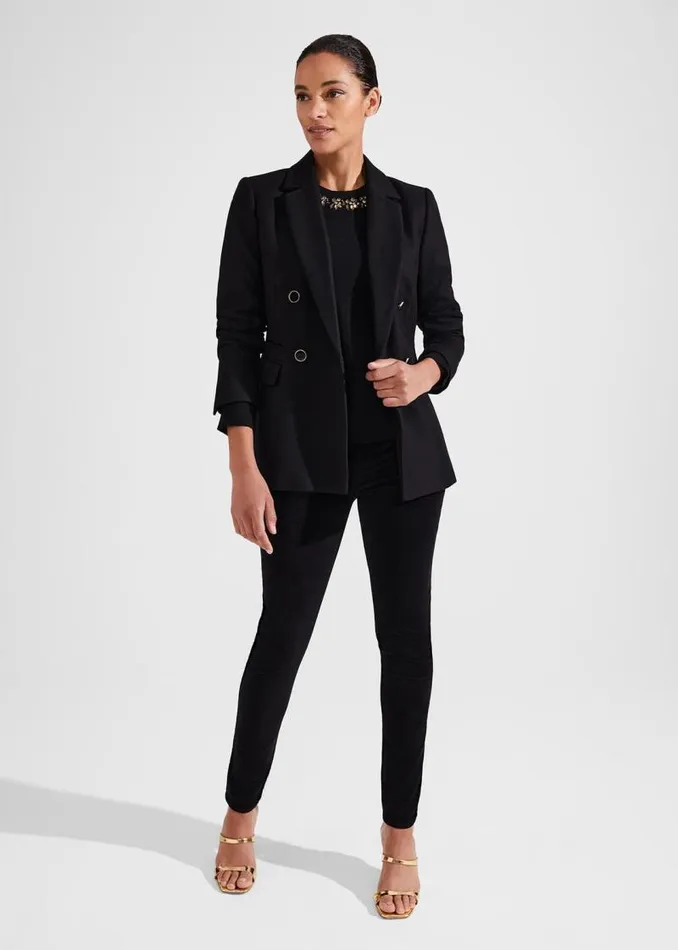 Women HOBBS Jumpers and Cardigans Alora Jumper With Wool Black