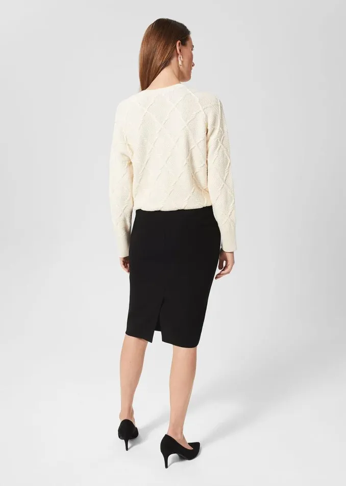 Women HOBBS Skirts Petite Mel Skirt Black