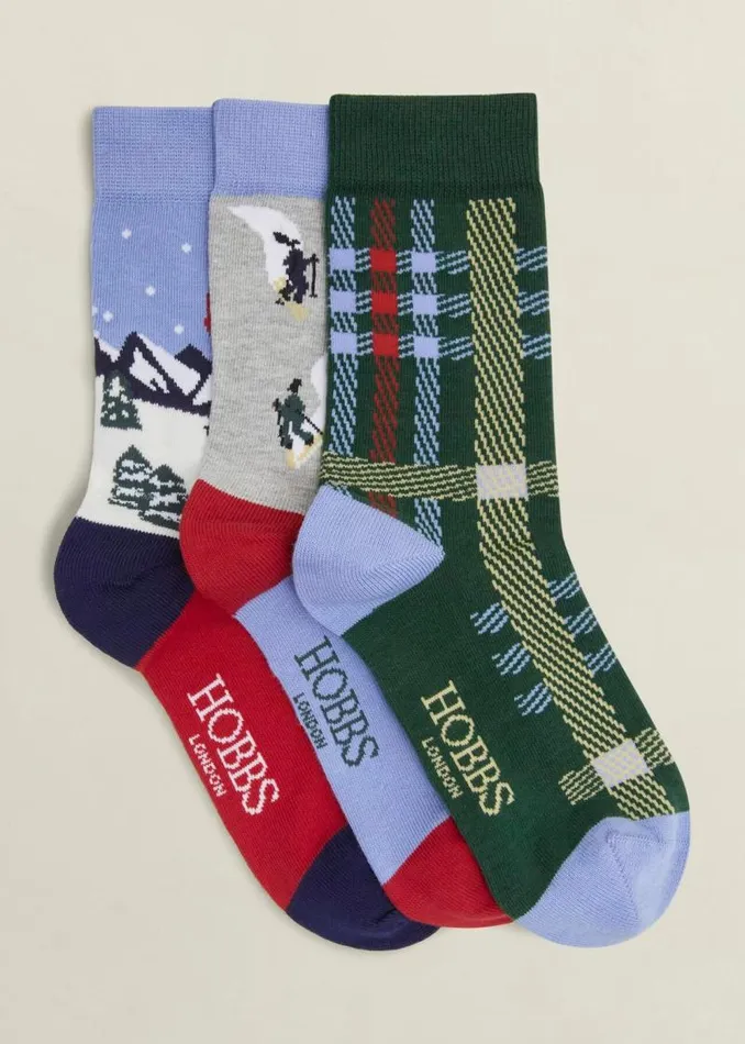 Women HOBBS Socks and Tights Winter Season Sock Multi