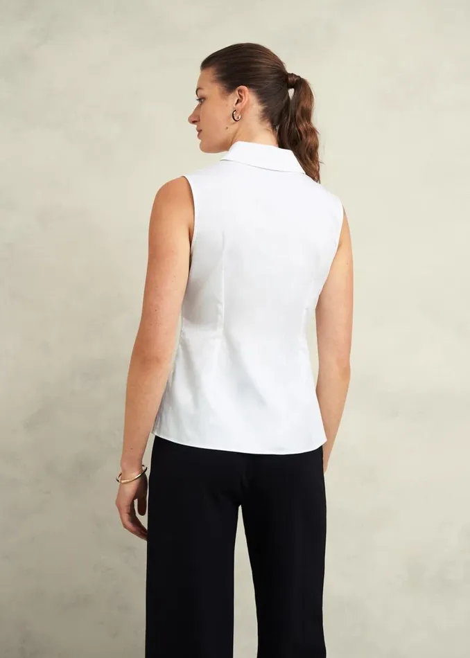 Women HOBBS Tops Vic Sleeveless Shirt White