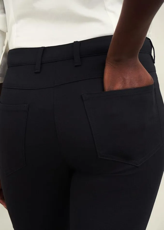 Women HOBBS Trousers Amanda Skinny Jeans Black