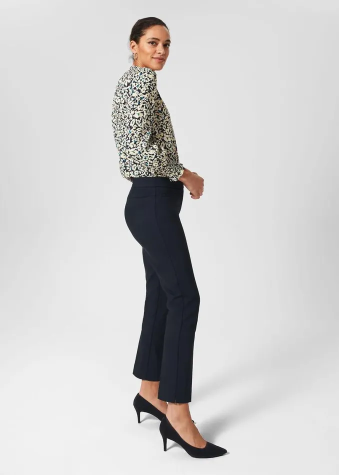 Women HOBBS Trousers Annie Trousers Navy
