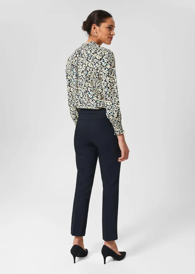 Women HOBBS Trousers Annie Trousers Navy