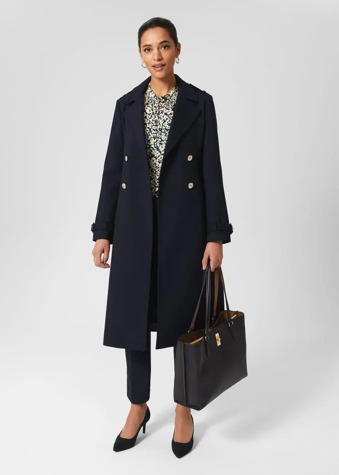 Women HOBBS Trousers Annie Trousers Navy