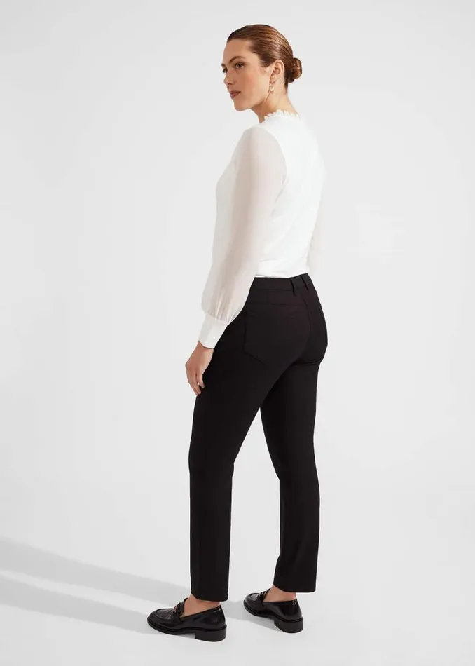 Women HOBBS Trousers Petite Amanda Skinny Jeans Black
