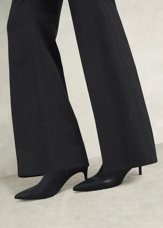 Women HOBBS Trousers Sinclair Trouser With Wool Black