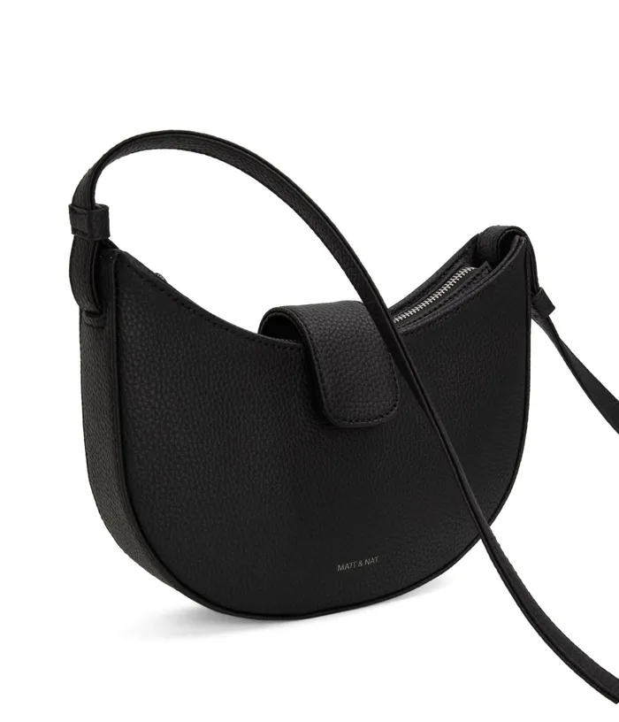 Women Hope5 Charity Bag 8211 Purity Black Matt and Nat Crossbody